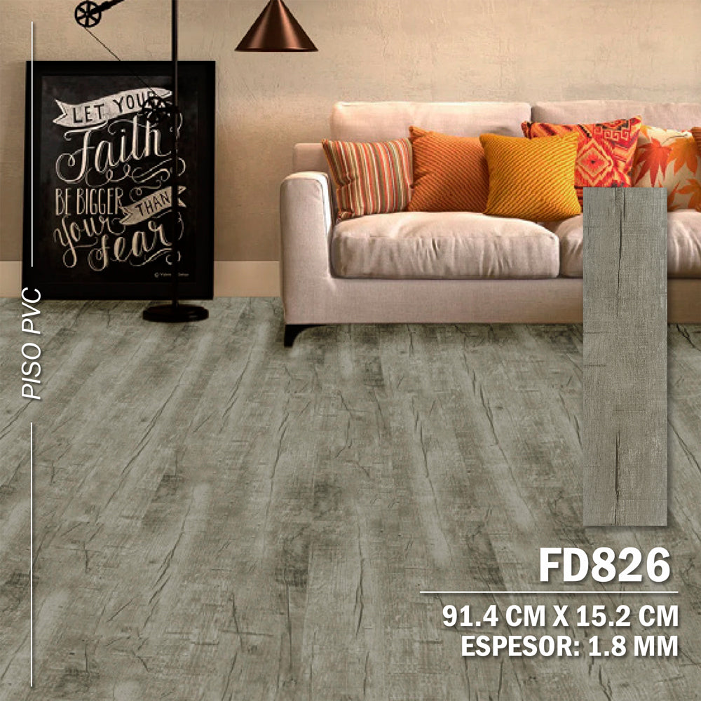 Piso PVC Autoadhesivo 3D FD826
